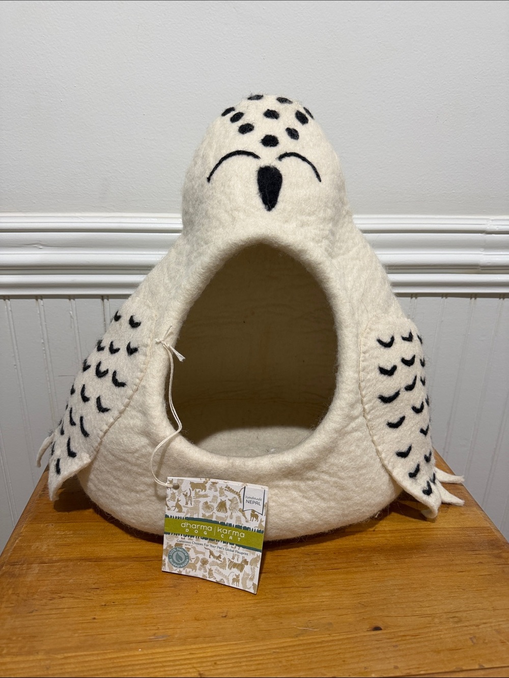 DHARMA dog / KARMA snowy owl pet cave